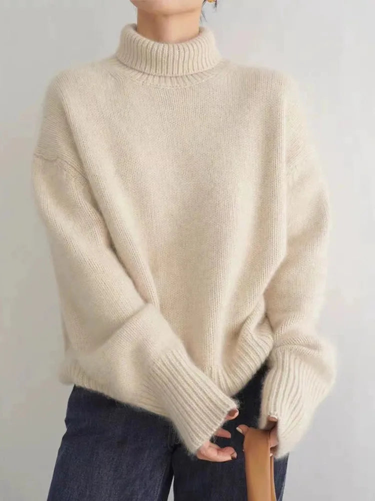 Fennick | Women's Oversized Turtleneck Sweater