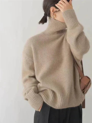 Fennick | Women's Oversized Turtleneck Sweater