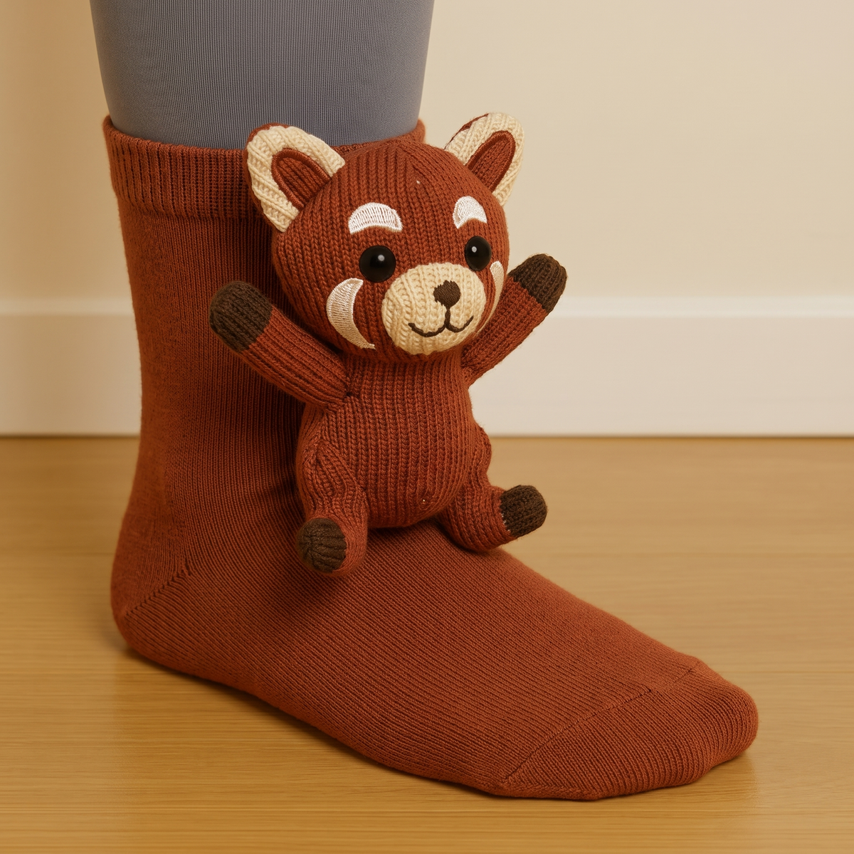 Women's Cute Animal Pattern Non-Slip Cozy Socks