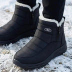 Jess | Women’s Quilted Side Zip Winter Ankle Boots