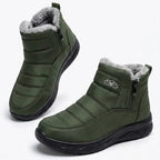 Jess | Women’s Quilted Side Zip Winter Ankle Boots