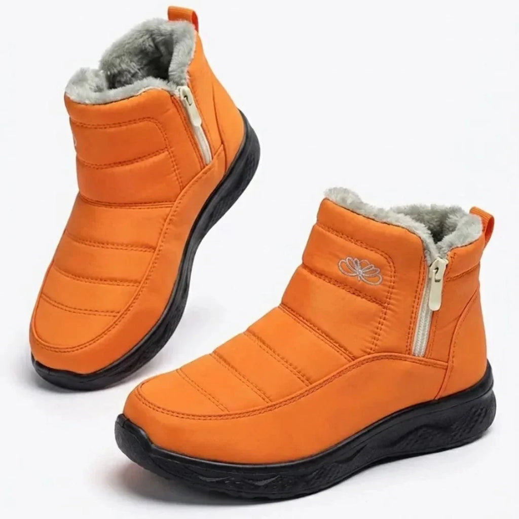 Jess | Women’s Quilted Side Zip Winter Ankle Boots