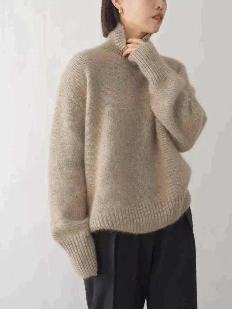 Merova | Women's Turtleneck Sweater Relaxed Fit
