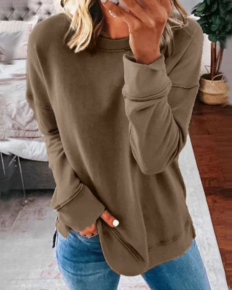 Opaline | Women's Relaxed Fit Crew Neck Sweatshirt