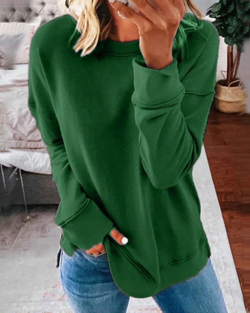 Opaline | Women's Relaxed Fit Crew Neck Sweatshirt