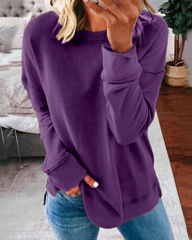 Opaline | Women's Relaxed Fit Crew Neck Sweatshirt