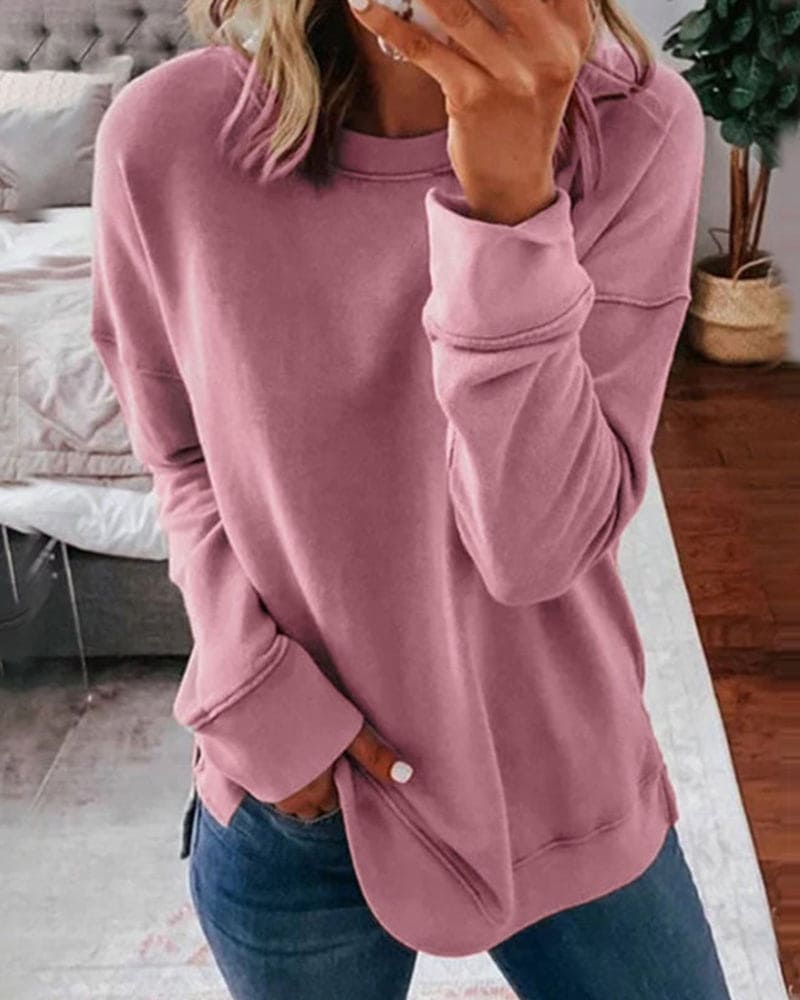Opaline | Women's Relaxed Fit Crew Neck Sweatshirt