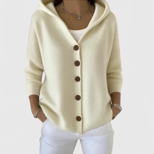 Orvine | Women's Hooded Button-Down Cardigan Sweater
