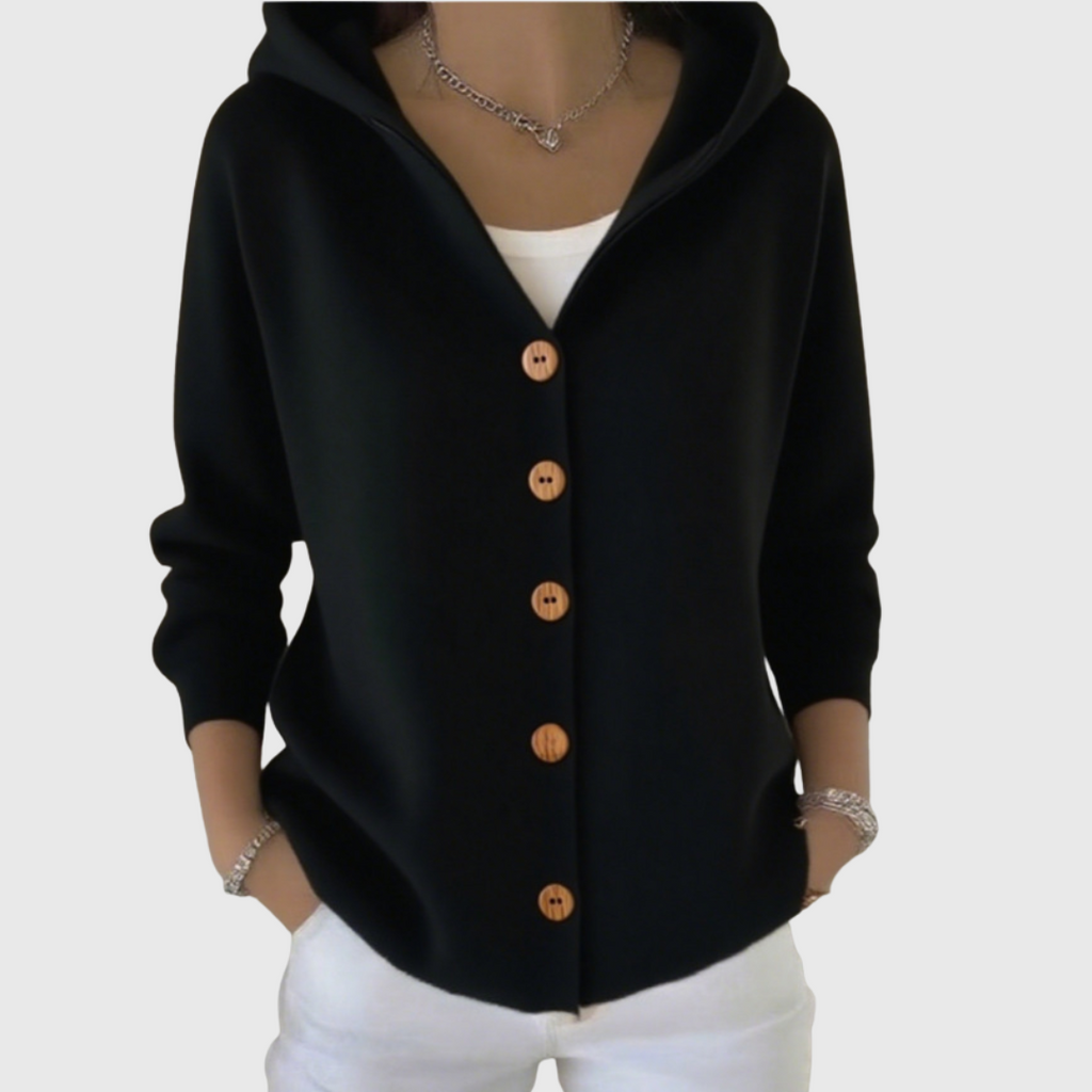 Orvine | Women's Hooded Button-Down Cardigan Sweater