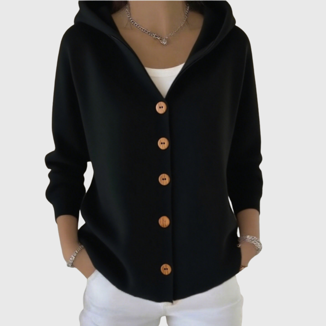 Orvine | Women's Hooded Button-Down Cardigan Sweater