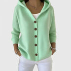 Orvine | Women's Hooded Button-Down Cardigan Sweater