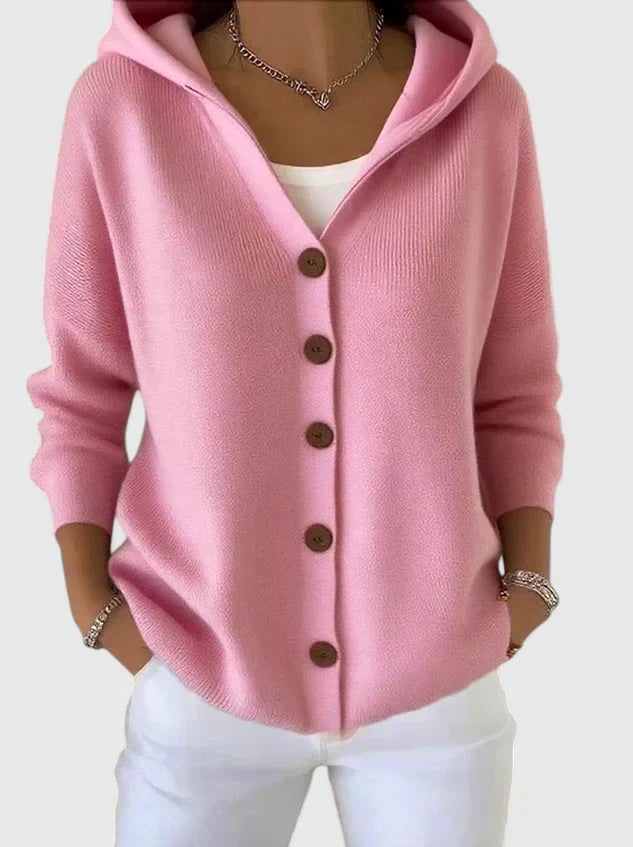 Orvine | Women's Hooded Button-Down Cardigan Sweater
