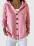 Orvine | Women's Hooded Button-Down Cardigan Sweater