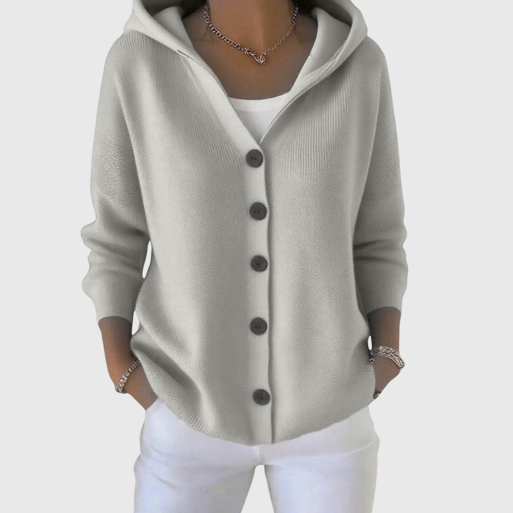 Orvine | Women's Hooded Button-Down Cardigan Sweater