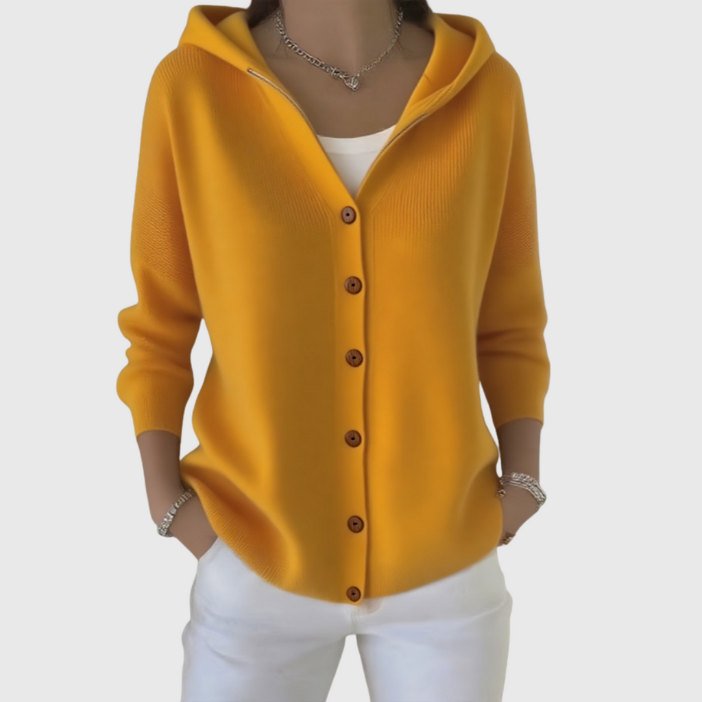 Orvine | Women's Hooded Button-Down Cardigan Sweater