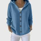 Orvine | Women's Hooded Button-Down Cardigan Sweater