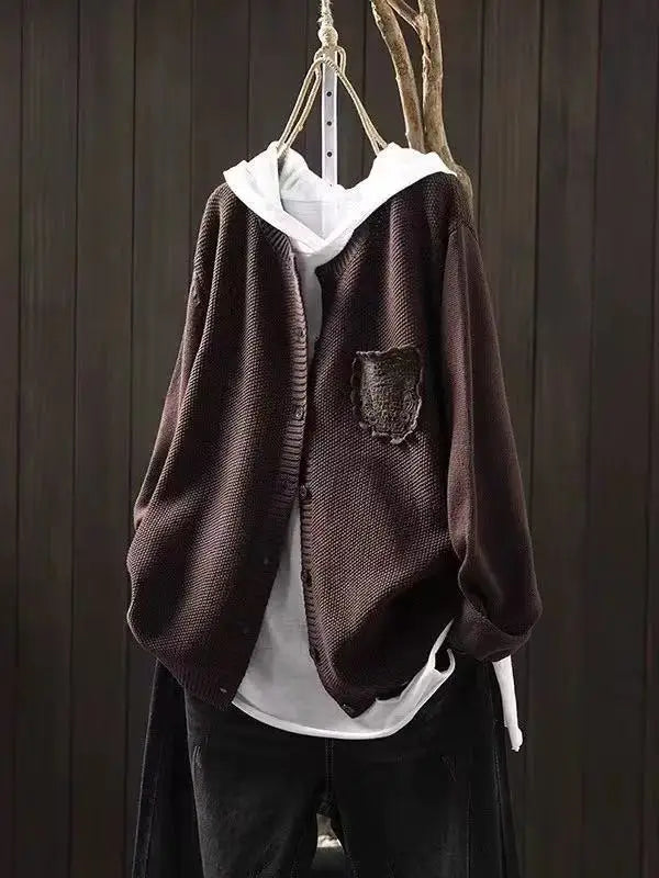 Remilda | Women's Oversized Knit Cardigan Sweater