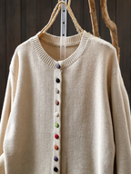 Solène | Women's Relaxed Fit Button-Up Cardigan