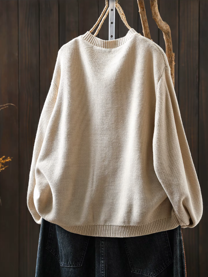 Solène | Women's Relaxed Fit Button-Up Cardigan