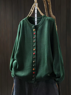 Solène | Women's Relaxed Fit Button-Up Cardigan