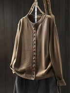 Solène | Women's Relaxed Fit Button-Up Cardigan