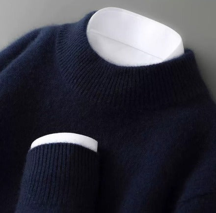 Thessaly | Women's Soft Mock Neck Knit Sweater