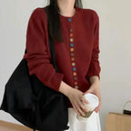 Thessira | Women's Button-Front Cardigan Sweater
