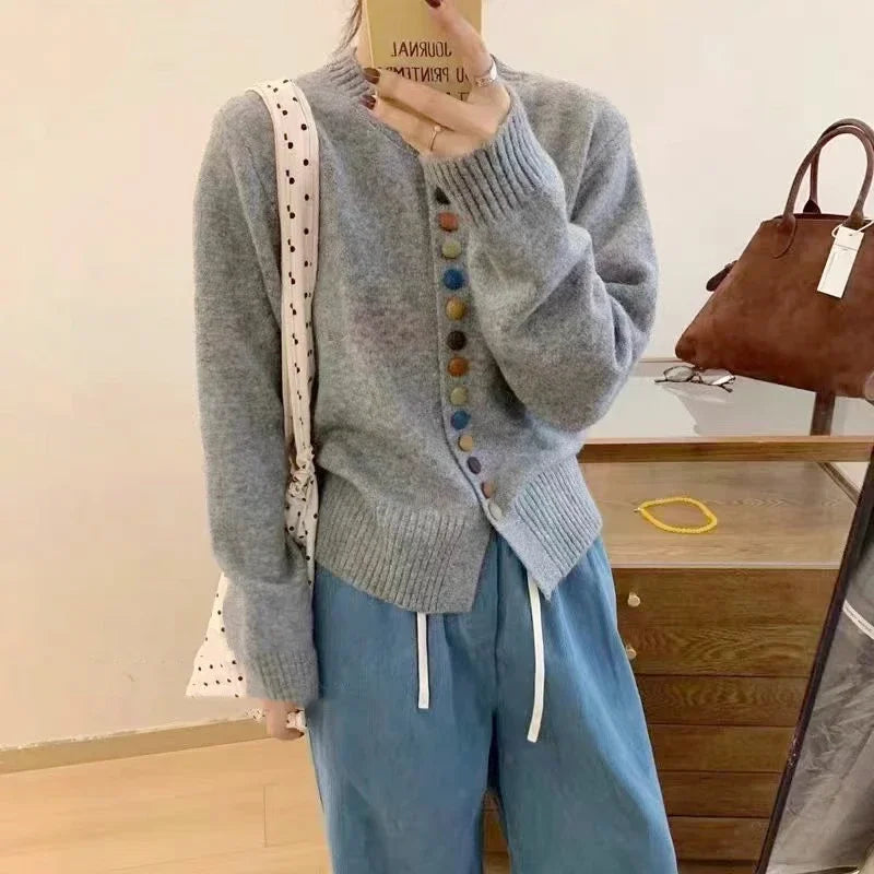 Thessira | Women's Button-Front Cardigan Sweater