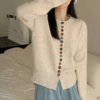Thessira | Women's Button-Front Cardigan Sweater