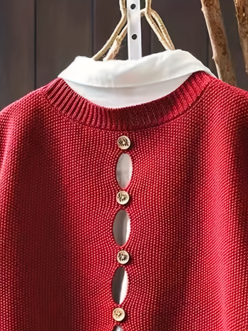 Vanthea | Women's Knit Sweater Vest and Shirt Set