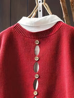Vanthea | Women's Knit Sweater Vest and Shirt Set