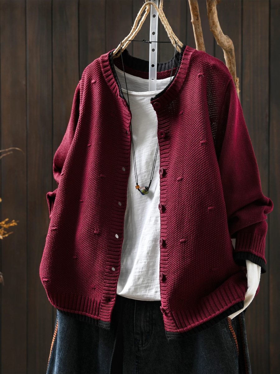 Veldara | Women's Oversized Knit Cardigan