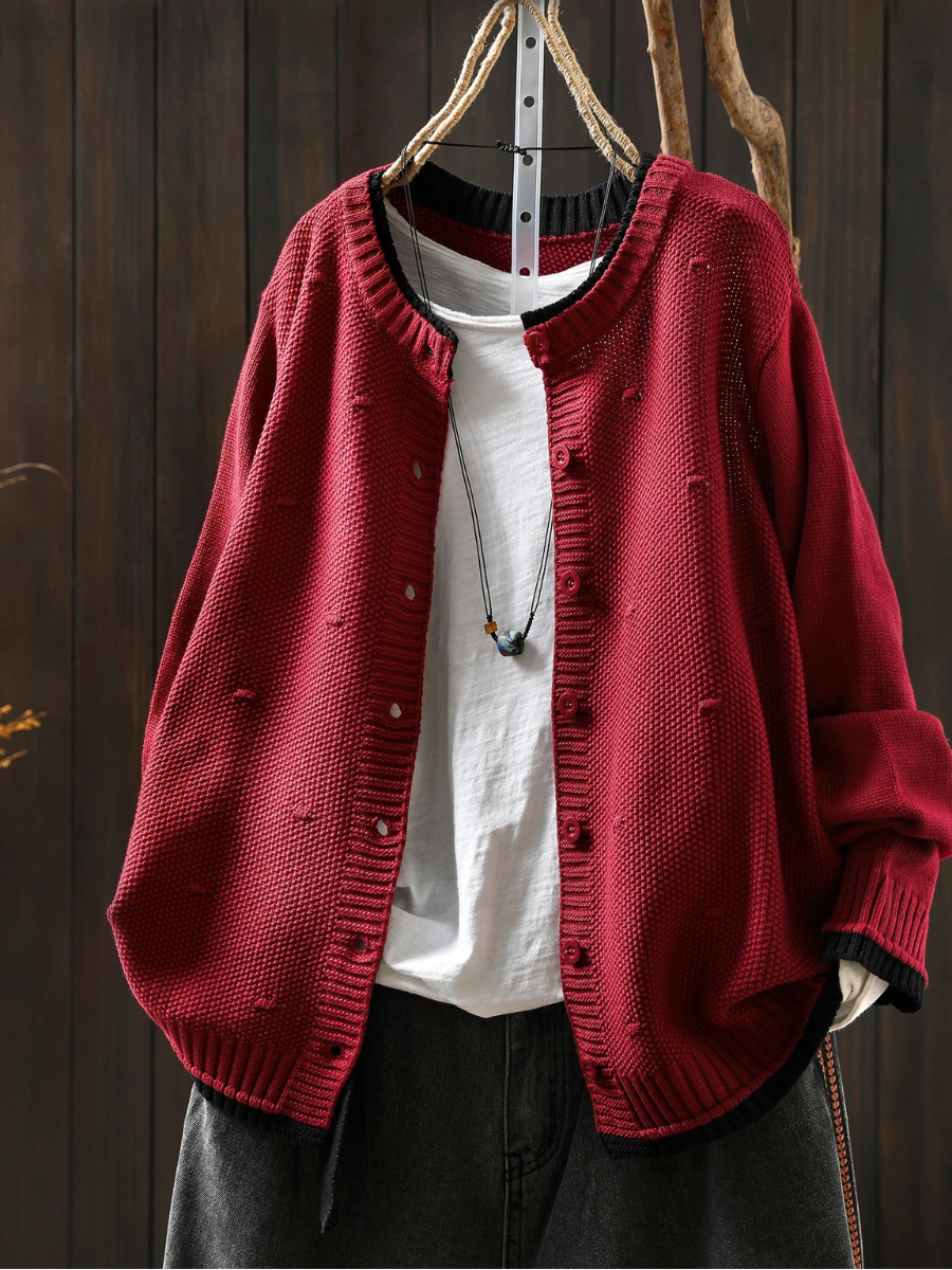 Veldara | Women's Oversized Knit Cardigan