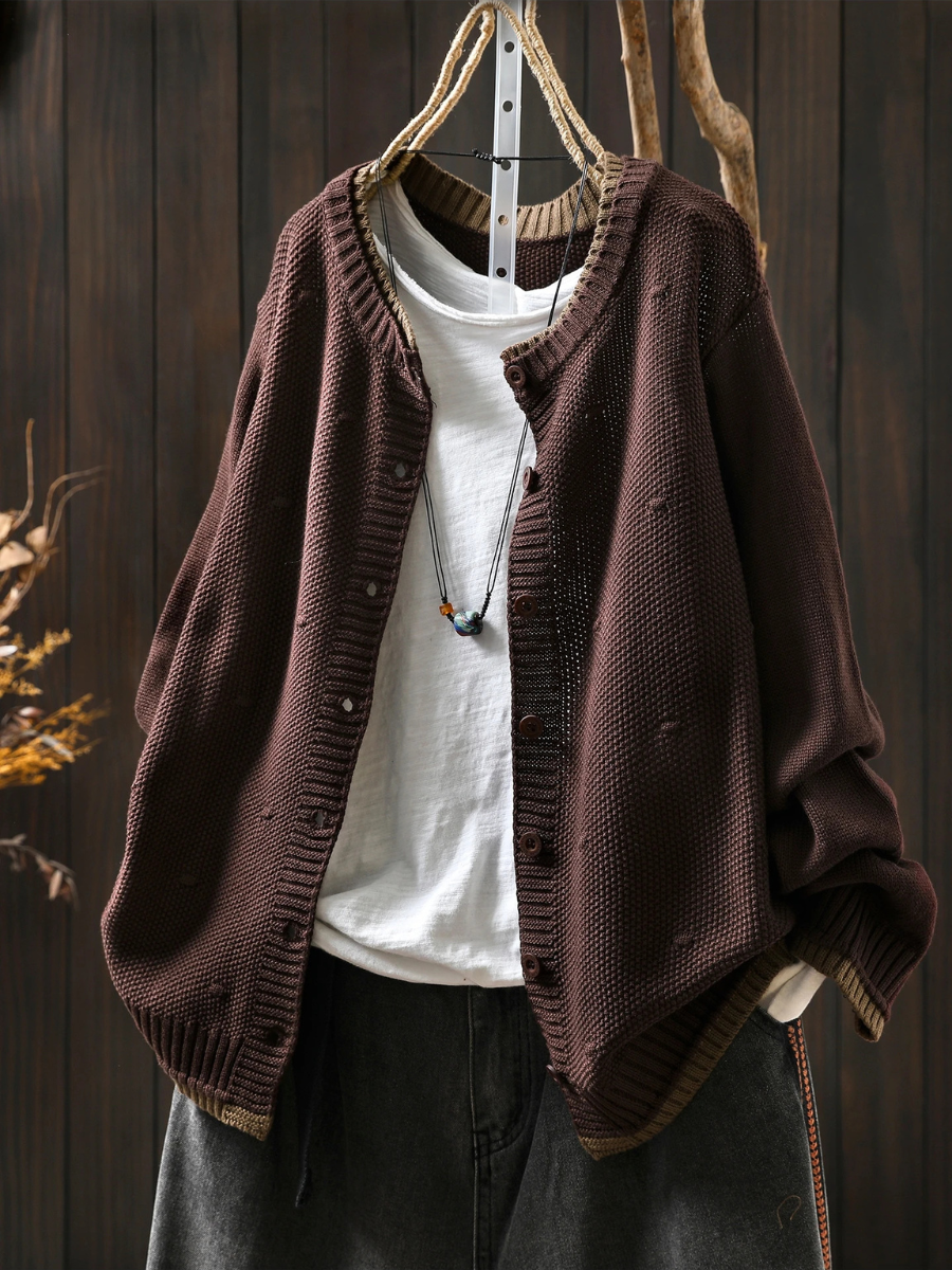 Veldara | Women's Oversized Knit Cardigan