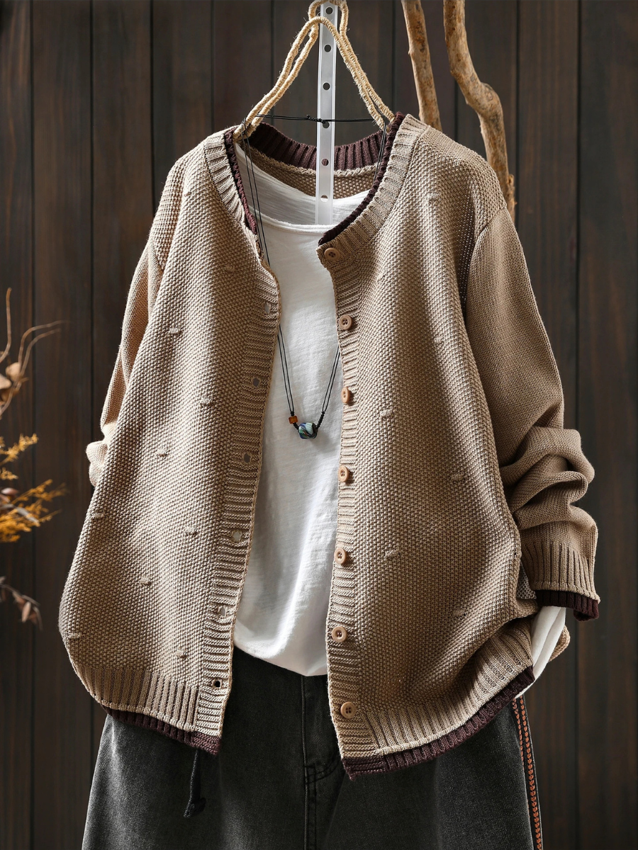 Veldara | Women's Oversized Knit Cardigan
