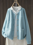 Vimala | Women's Relaxed Fit Knit Cardigan with Pockets